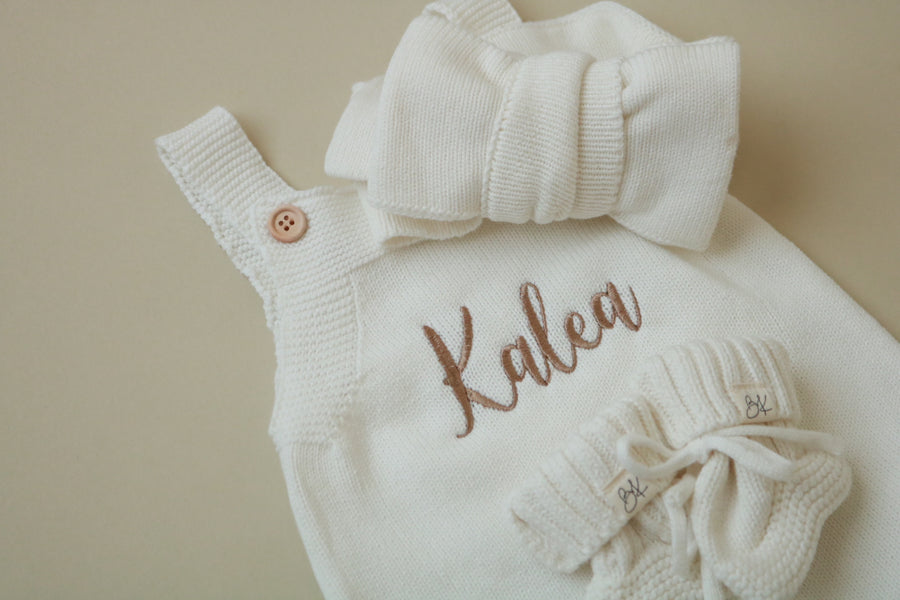 Knit Romper She’s Here
