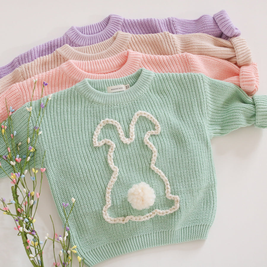 Bunny Handembroidered Sweater