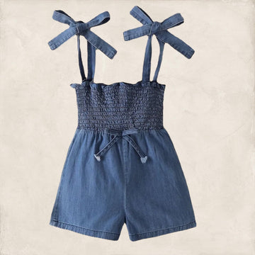 Denim Romper