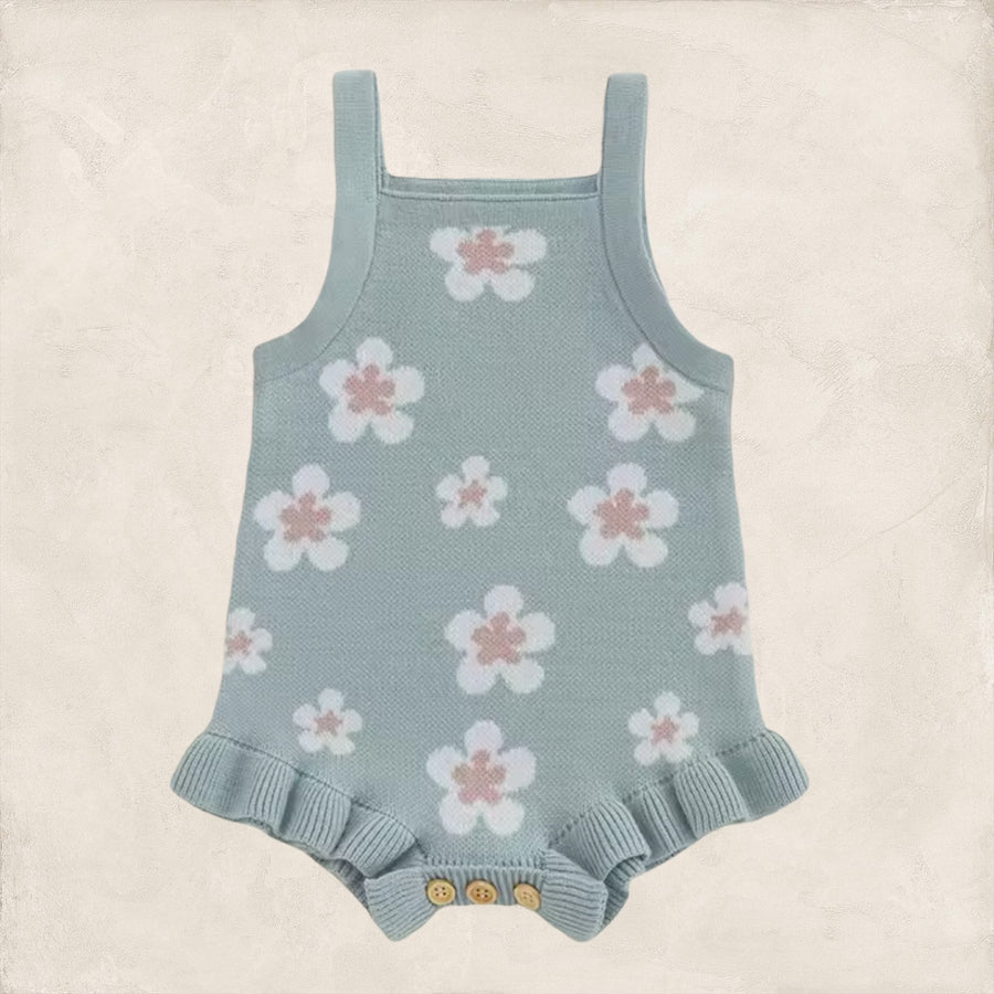 Hazel Floral Knit Romper