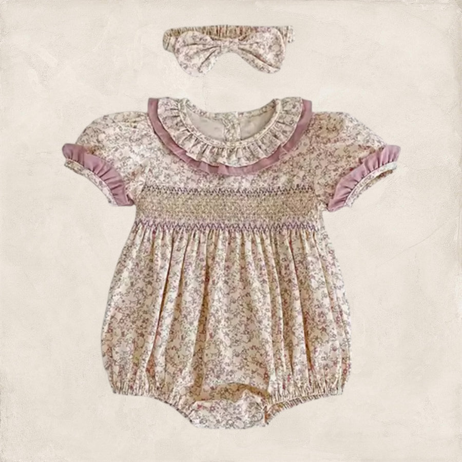 Lilac Floral Romper
