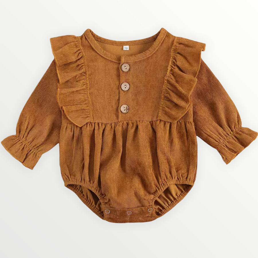 Aspen | Corduroy Romper - Brown