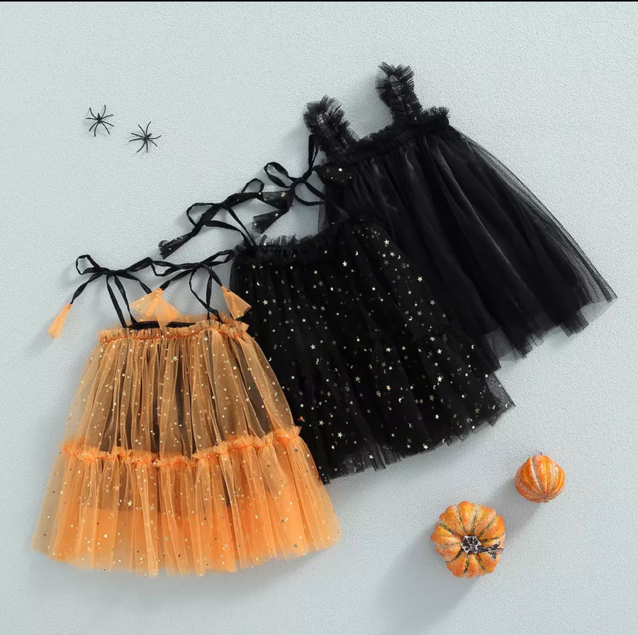 Twinkle Tulle Dress - Black