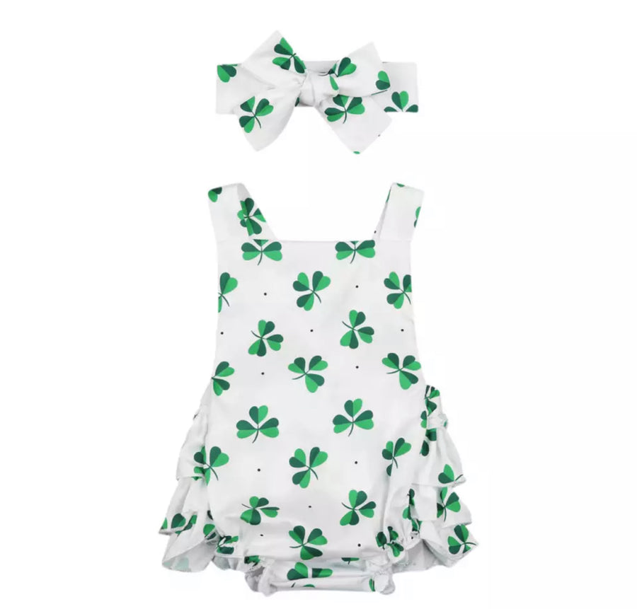 St Patricks romper