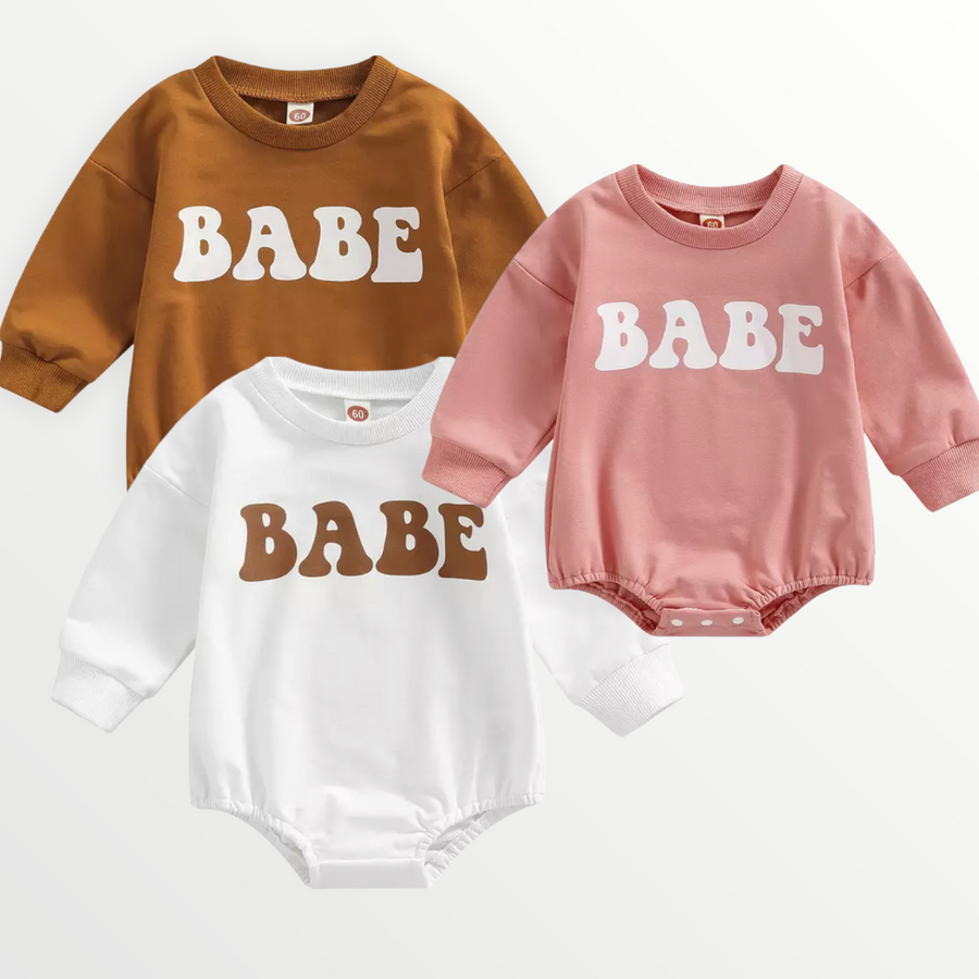 BABE | Sweatshirt Romper