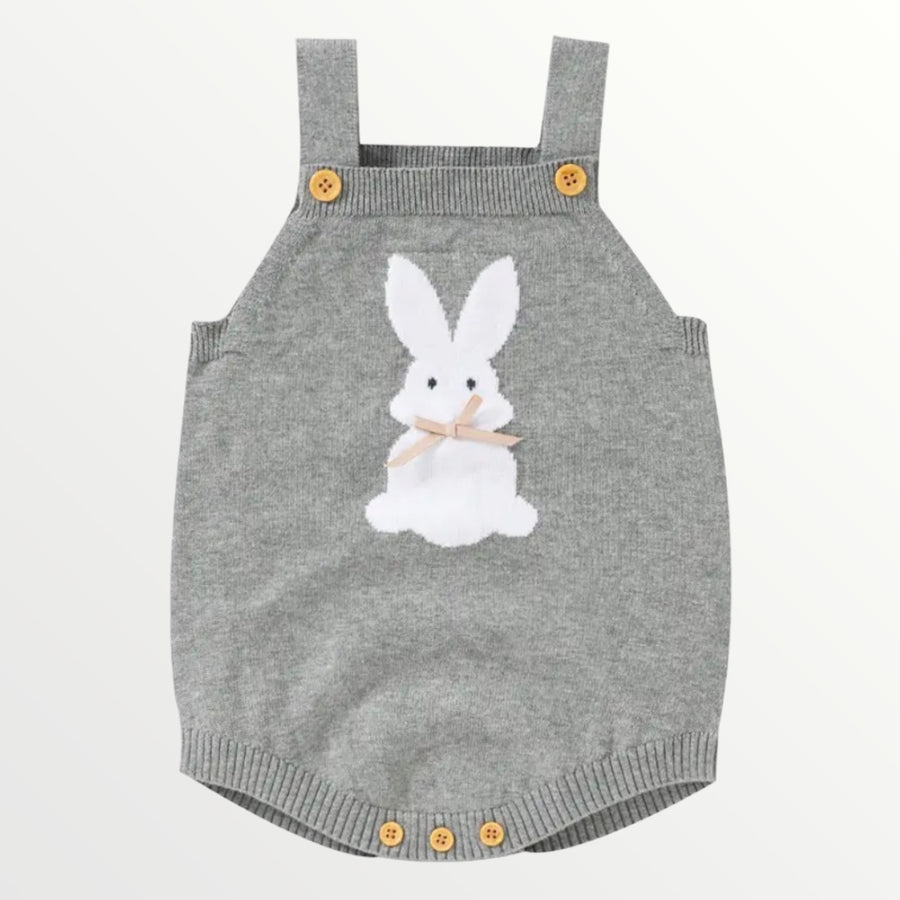 Bunny Romper - Gray