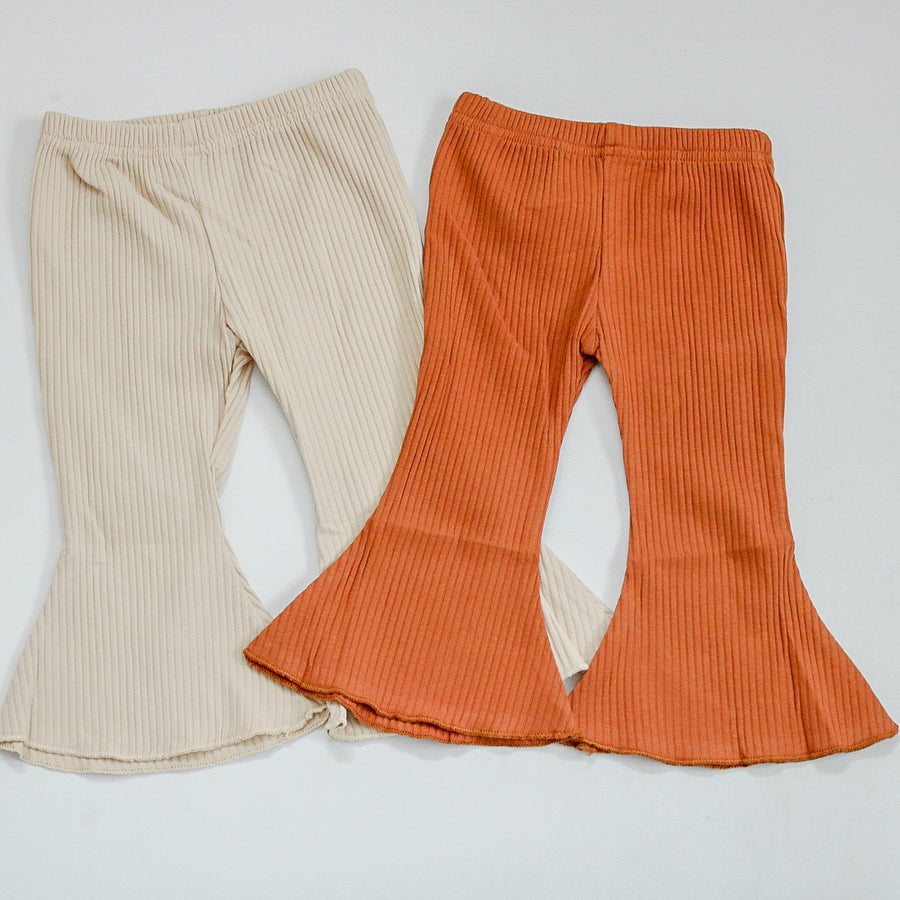 Claire | Flare Pants - Rusty Orange