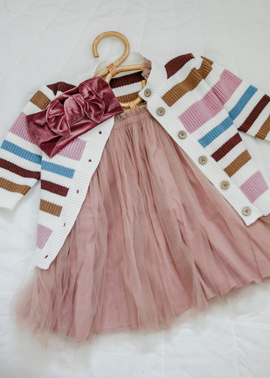 Colorful Striped Cardigan