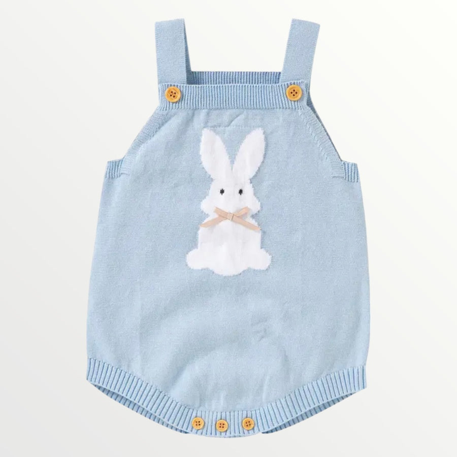 Bunny Romper - Light Blue